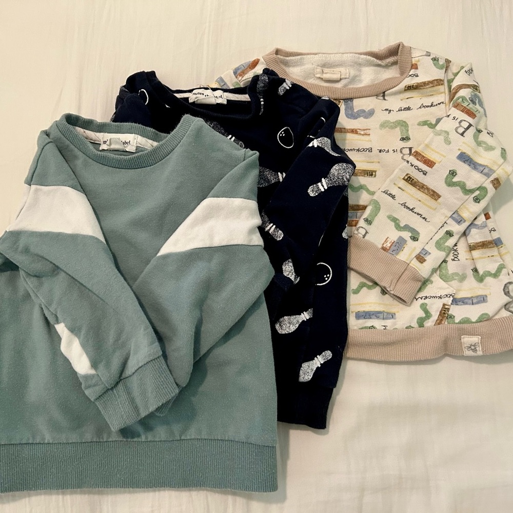 Kids' Multicolor Sweatshirt Set Burt’s bees miles the label